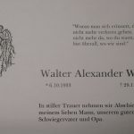 Read more about the article Walter Wolff ist überraschend gestorben